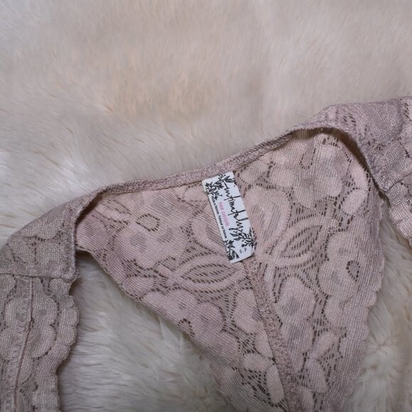 Free People Nude Lace Bra Size Small - Picture 14 of 14